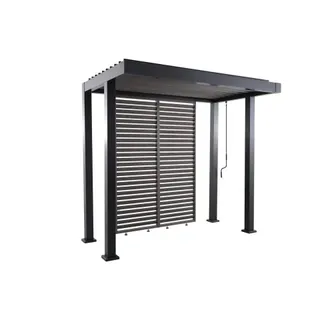 MWH Das Original Pavillon Grillzebo 259,5 x 154 cm grau