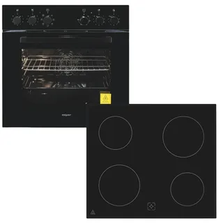 GGV Exquisit Exquisit Elektro-Herd-Set EHE256-U-020 schwarz