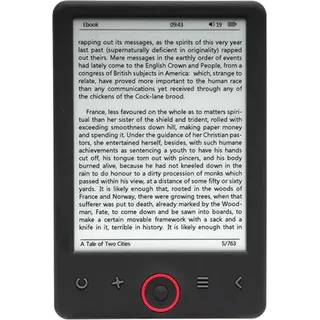 Denver EBO-626 (6", 4 GB, Juoda), eReader, Schwarz