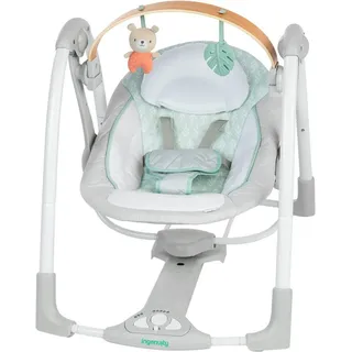 ingenuity Babywippe Cozy Spot Swing 'n Go Portable Swing, mit Sound-Effekt grün
