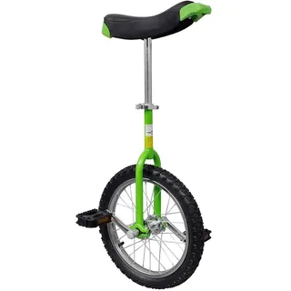 vidaXL Einrad Verstellbar Grün 16 Zoll