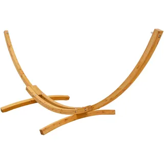 AMANKA Großes Hängemattengestell Outdoor Holz - 325 cm Hängematten Ständer Holzgestell
