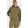 3-Streifen Fleece Zipper Hoodie Olive strata/Black M