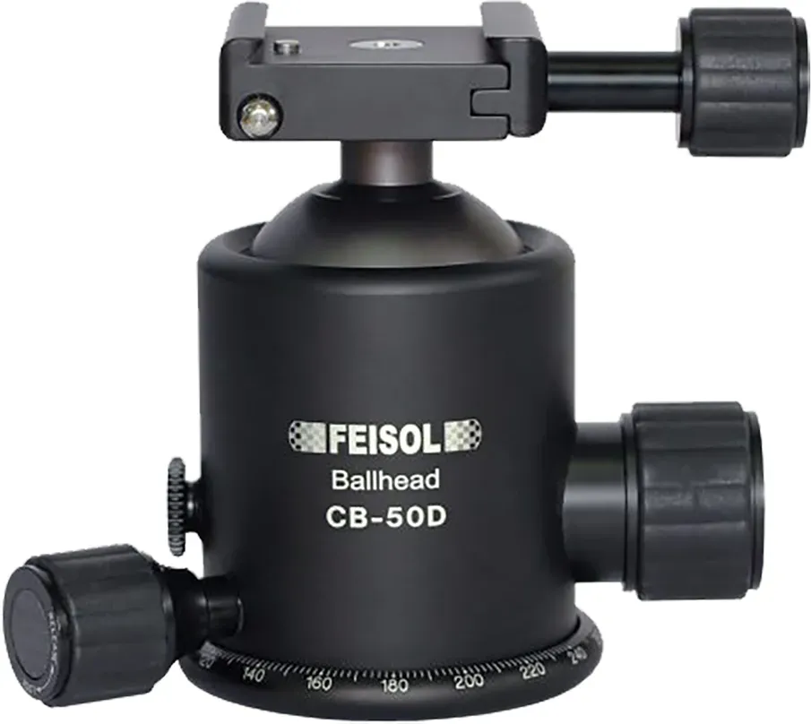 Feisol CB-50D Kugelkopf inkl. Kupplungsplatte QP-144750