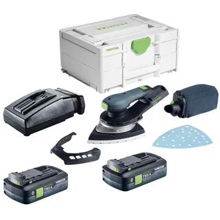 Festool Dtsc 200-basic Akku Deltaschleifer 18 V 145 X 195 Mm Brushless + 2x Akku 4,0 Ah + Ladegerät + Systainer