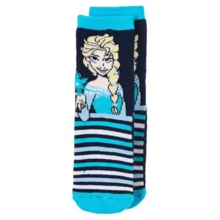 Sun City ABS-Socken Frozen ABS Antirutsch Stoppersocken Rutschfeste Kinder Socken Strümpfe (1-Paar) blau 23/26