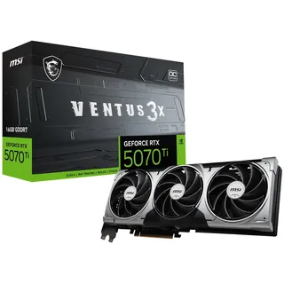 MSI GeForce RTX 5070 Ti VENTUS 3X OC 16GB GDDR7 HDMI 3x DP