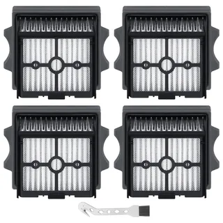 4 Stück Ersatz-HEPA-Filter für Tineco FLOOR ONE Stretch S6/SWITCH S6/SWITCH S6 Stretch/SWITCH S7 Stretch/ S7 Stretch Ultra/S9 Artist/S5 Comb/i6 Stretch/i5 Stretch/S7 Artist Nass-Trockensauger