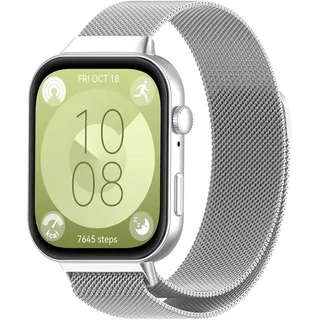 Magnetic Ersatzarmband für Huawei Watch Fit 3 / Fit5 / 5 Pro, Armband Uhrenarmband, Einstellbar Metall Edelstahl Armbänder für Huawei Watch Fit 4 / Fit 4 Pro