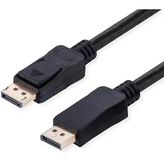 Value DisplayPort Kabel, v2.1, 16K, 80Gbit/s, DP ST - ST, schwarz, 2 m