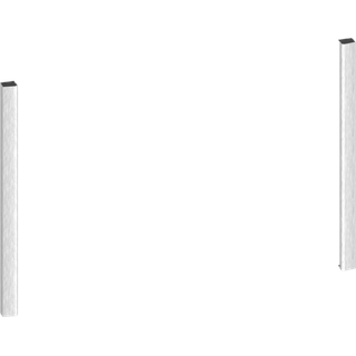 NEFF Z9038MY0 - Flex Design Kit, 38 cm, Metallic silver, für ein einzelnes Mikrowellengerät