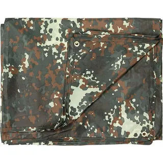 Max Fuchs Mehrzweckplane Tarp 500x600 flecktarn,