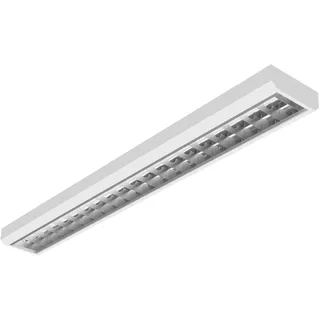 ELG Leuchten LED Rasteranbauleuchte 150cm 1-flammig Vorverdrahtet für LED Röhren Daylight Büroleuchte Deckenleuchte Rasterleuchte optional Pendelleuchte