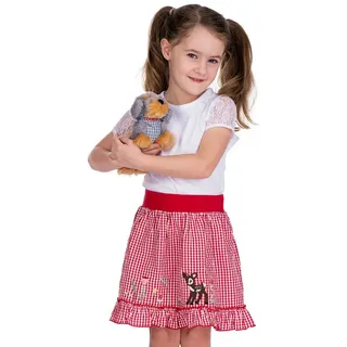 BONDI Trachtenrock Baby/Mädchen Rock - BAMBI - rot/weiß kariert rot 92