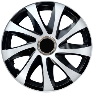 NRM Radzierblende Drift EXTRA schwarz/weiß 16 Zoll 4er Set