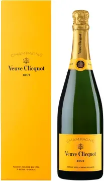 Veuve Clicquot - Brut Carte Jaune - Champagner - Mit Etui