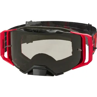 O'Neal Oneal B-33 Ictus Crossbrille - Schwarz/Rot/Grau Grau-Getönt / Einheitsgröße