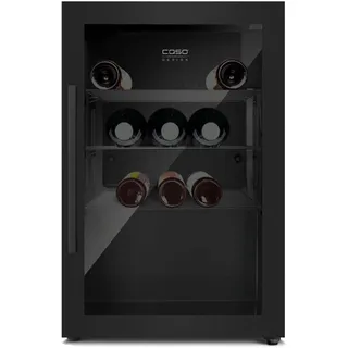CASO Design CASO BBQ Cooler Black S-R - Barbecue Kühlschrank mit Türanschlag rechts,