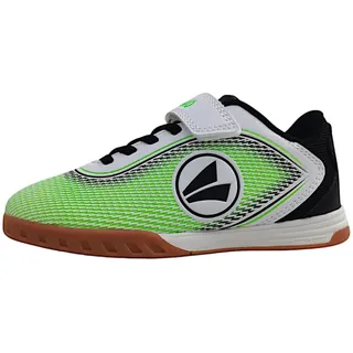 Jako Jungen Unisex Kinder J-SI Course EV Hallenturnschuh, White/neon Green, 28 EU