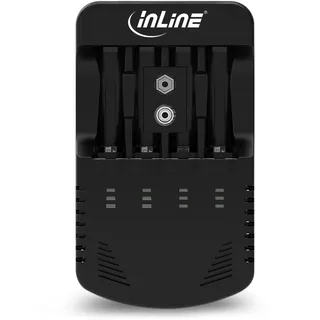 InLine Stecker-Ladegerät NiCd+NiMH AA und AAA