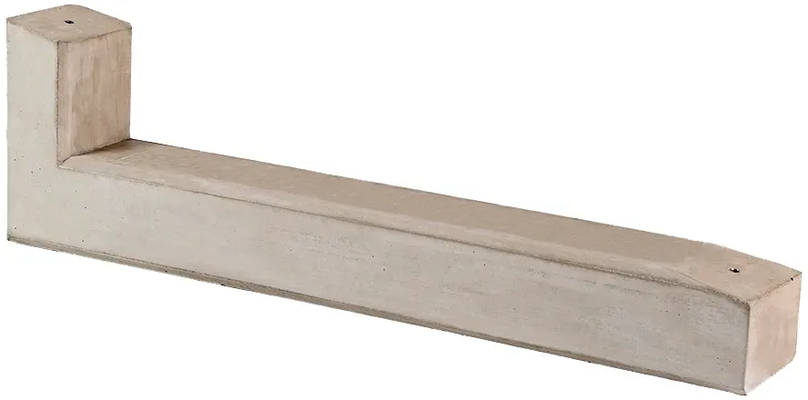 Wattstone 10 Grad Betonsockel für PV-Module Flachdach Naturgrau