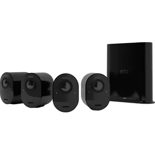 4er Set schwarz