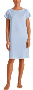 Calida DSW Cooling Nightdress Hellblau Lyocell Small Damen