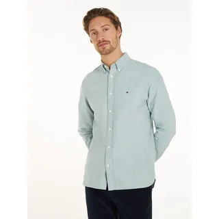 Tommy Hilfiger Langarmhemd »SOLID HERITAGE OXFORD RF SHIRT« TOMMY HILFIGER Ornamental Green