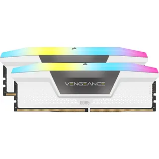 Corsair Vengeance RGB 32GB DDR5-6000 Kit (2x 16GB), CL30, weiß