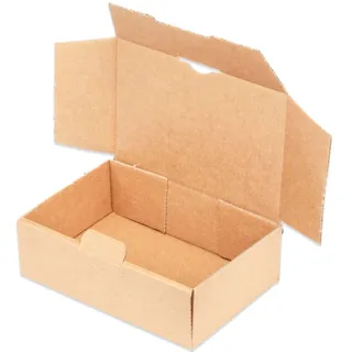 kartonprimus Maxibriefkartons 160 x 110 x 50 mm MB-1 braun Maxibrief Karton Faltschachtel stabil Versandkarton für Post DHL Versand DIN A6 Warensendung Büchersendung Versandschachtel (25 Stück)