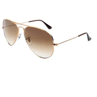 Ray Ban Aviator Gradient RB3025 001/51 58-14 polished gold/light brown