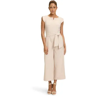 Betty Barclay Jumpsuit mit Bindegürtel, Beige, 42,