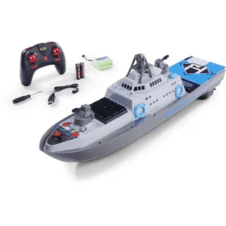 CARSON RC-Boot Küstenwache 2,4GHz RTR grau (500108050)