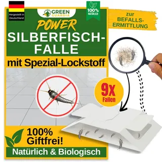 green guardia Silberfisch Falle mit Spezial-Lockstoff 9 x 1 St.