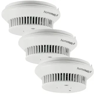 Homematic IP Smart Home 3er-Set Rauchwarnmelder mit Q-Label, HmIP-SWSD-2