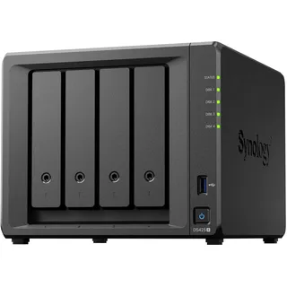 DS425+ 4-Bay Synology NAS – 3 Jahre Garantie, kompakte Speicherlösung mit integriertem 2,5 GbE-Port