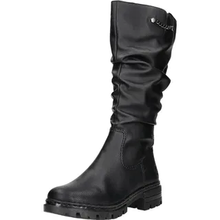 Rieker Damen Winterstiefel 76891, Frauen Stiefel,Winterschuhe,uebergangsstiefel,uebergangsschuhe,Winterboots,Outdoorschuhe,schwarz (00),41 EU / 7.5 UK