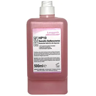 Langguth HP10 rose Sanolin 500 ml Flüssigseife Seifencreme passend für CWS-, CWF- und WEITACLEAN Spender