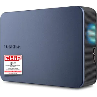 Toshiba Canvio Gaming 4 TB USB 3.2 Gen1 2.5 Zoll dark grey metallic