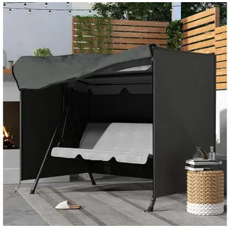 Outsunny Hollywoodschaukelabdeckung 205 x 124 x 164 cm Dunkelgrau