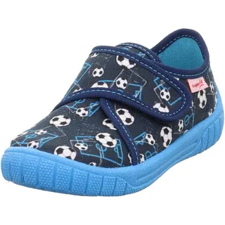 superfit Jungen Bill Hausschuh, Türkis Mehrfarbig 8080, 31 EU