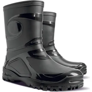 DEMAR Gummistiefel Regensteifel Gartenstiefel Arbeitsschuhe Freizeitstiefel Schwarz 40 - Schwarz