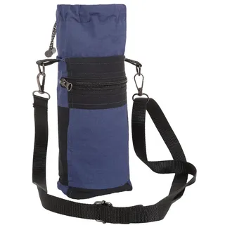PUREWONDER Flaschenträger Flaschentasche Tasche für Coffee to-go zum Umhängen bb32 Blau, auch für Coffee to-go blau