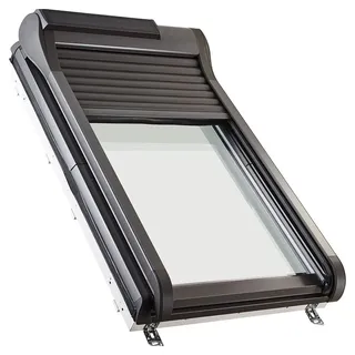 Wellker Komplett-Set Dachfenster R49 3-fach Verglasung mit Rollladen, made by Roto, 54x98 cm (5/9)