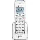 Geemarc AMPLIDECT 295 AD Schnurloses Seniorentelefon Beleuchtetes Display Weiß