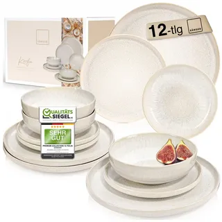 sänger Korfu Tafelservice 12-tlg. creme beige