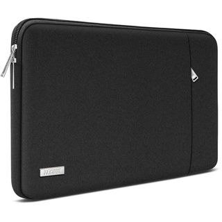 TECOOL Laptoptasche 16 Zoll Laptop Hülle für MacBook Pro 16 M4/M3/M2/M1(2024-2019) A3403 A3186 A2991 A2141,16" Lenovo Thinkbook Ideapad Dell HP ASUS wasserdichte Notebooktasche Schutzhülle,Schwarz