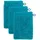 Waschhandschuh 15 x 20 cm lagoon 3 St.
