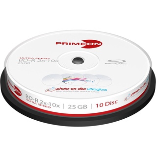 PrimeOn BD-R 25GB 10er Cakebox