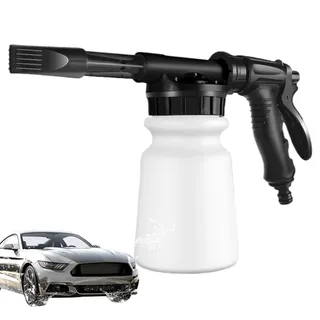 Schaumkanone für Wasserschlauch - Kanonenschaum aus Schaumkanone 1l, Schaumdüse aus Schneeschaum | Druckeigenschaften, Reinigung der Autoreinigung Handy Hand - Drückung -Son